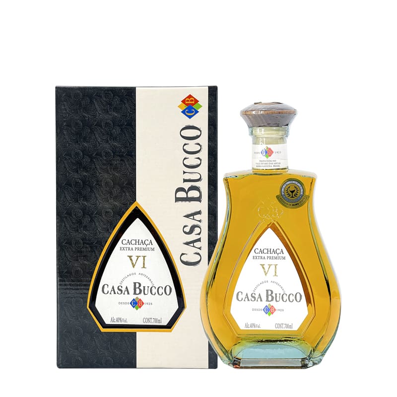 Cachaça Casa Bucco Carvalho Extra Premium 6 anos 700ml